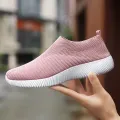 Women Shoes Soft Women Sneakers Lightweight And Comfortable Women Slip On Lazy Loafers Walking Shoes For Women. 