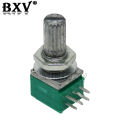 5PCS RK097G 5K 10K 20K 50K 100K 500K B5K With A Switch Audio 6PIN Shaft 15mm  Amplifier Sealing Potentiometer RK097 Green. 