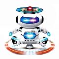 Musical Walking Dancing Robot Toy for Kids, Flashing Lights, 360° Body Spinning, Toddlers Bosys Girls Fun Toy Figure (Model 1). 