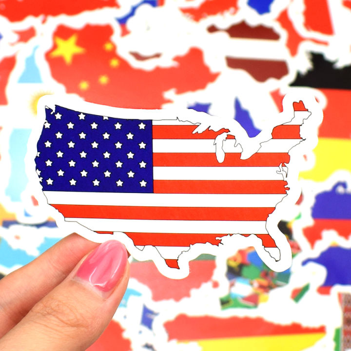 50%20PCS%20National%20Flags%20Travel%20Stickers%20Toys%20Countries%20Map%20PVC%20Stickers%20for%20Children%20DIY%20Suitcase%20Laptop%20Car%20Skateboard%20Sticker%20-%20Image%203