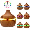 Humidifier Electric Aroma Air Diffuser Wood Ultrasonic Air Humidifier Essential Oil Aromatherapy Cool Mist Maker For Home 300ml.
