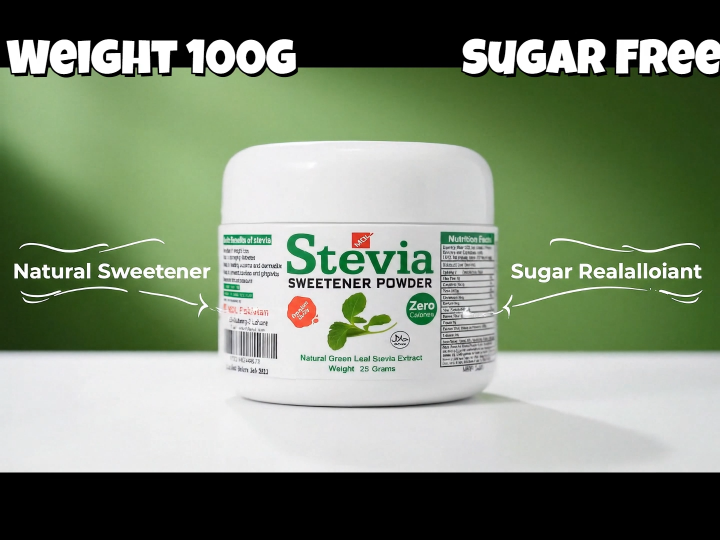 Pure Stevia Sweetener 100g | No Sugar, Zero Calorie | Safe for ...