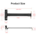 PCIE X1 Riser Cable 90 Degree Right Angle 8Gbps PCIe 3.0 X1 to X1 Extension Cable PCI Express 1x Riser Card Ribbon Extender. 