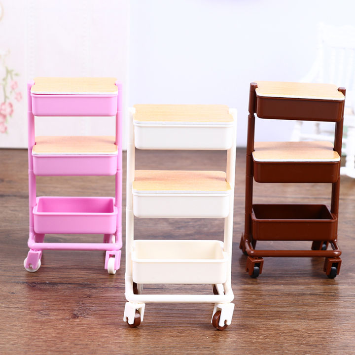 1Set%201:12%20%20Dollhouse%20Miniature%20Trolley%20Dining%20Cart%20with%20Wheels%20Storage%20Display%20Shelf%20Bookshelf%20Furniture%20Model%20Decor%20Toy%20-%20Image%202