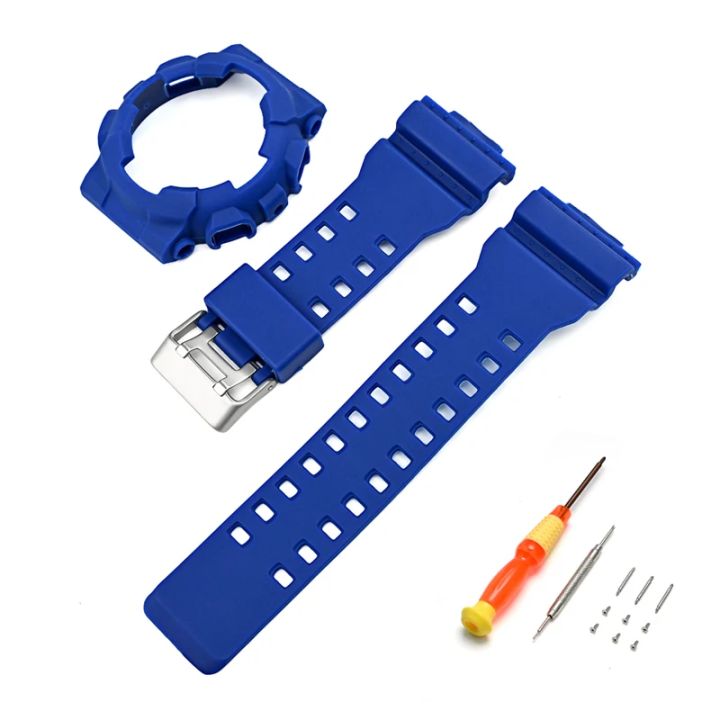 Strap%20+%20Case%20for%20%20G-Shock%20GA-100/110/120/140%20GD-100%20GAX-100%20GLS-100%20Replacement%20%20Silicone%20Matte%20Watch%20Band%20Bracelet%20-%20Image%207