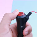Car Cigarette Socket Plug Connector 1.5 Meter Cable 12V 24V Car Charger On Off Switch Universal for Car Light.