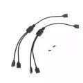 5V 3 Pin 12V 4pin ARGB Splitter Connector Extension Cable For PC Computer Fan Motherboard AURA RGB LED Strip Light. 