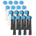 Soft Sensitive Replacement Brush Heads for Oral B Braun Electric Toothbrush Gentle and Comfortable Brushing for Sensitive Gums.