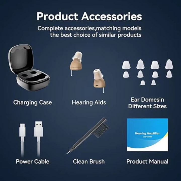 CIC%20Rechargeable%20Invisible%20Intelligent%20Hearing%20Aids%20for%20Seniors%20Noise%20Reduction%20Portable%20Charging%20Case%206-Level%20Volume%20Control%20-%20Image%206