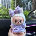 For 17cm Labubus Clothes Plush Doll Clothes Skirt Adorable G Skirt Set for DIY Clothes Accessories Gift.