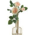 INS Style Nordic Transparent Glass Vase Ornaments Home Creative Simple Living Room Dried Flower Arranger Decoration. 