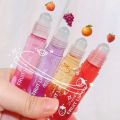 Dragon Ranee 4 Pcs Fruit Lip Oil Set Lip Gloss Crystal Jelly Liquid Lipstick Set. 