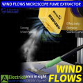 MECHANIC WindFlowS Microscope Fume Extraction Instrument Motherboard PCB Repair Soldering Smoking Extraction Smoke Exhaust Fan by Electrica. 