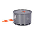 Bulin 2L Aluminum Alloy Ultralight Outdoor Camping Cookware Pot Utensil Cooking Picnic Tableware.