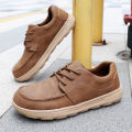 Men's casual leather shoes Genuine Leather Men's Casual Shoes Summer Men Shoes handmade Leather Men Loafers. 