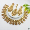 New Arrival🔥🔥🔥
Fancy Beautiful Kundun Mirror Choker Set With Earings And Tika😍
Best Quality✔️
Golden And Silver Colours✔️. 