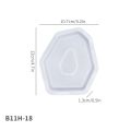Irregular Geometric Coaster Tray Casting Mold, Concrete Plaster Silicone Mold, Polygonal Jewelry Display Storage Handmade Mold.