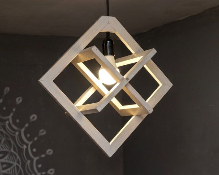 Wooden hanging lamp, Wood lamp, Pendant lighting, Wooden lamp, Wooden  chandelier, Contemporary hanging lamp, Ceiling lamp, Pendant wood lamp