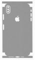 iphone xs or x back jelly sheet with sides or corners. 