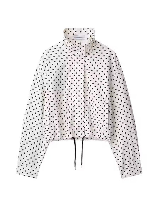 Womens%20Polka%20Dot%202%20Piece%20Set%20Casual%20Stand%20Collar%20Long%20Sleeve%20Crop%20Top%20And%20High%20Waist%20Shorts%20Outfit%20Spring%20Fashion%20Streetwear%20-%20Image%205