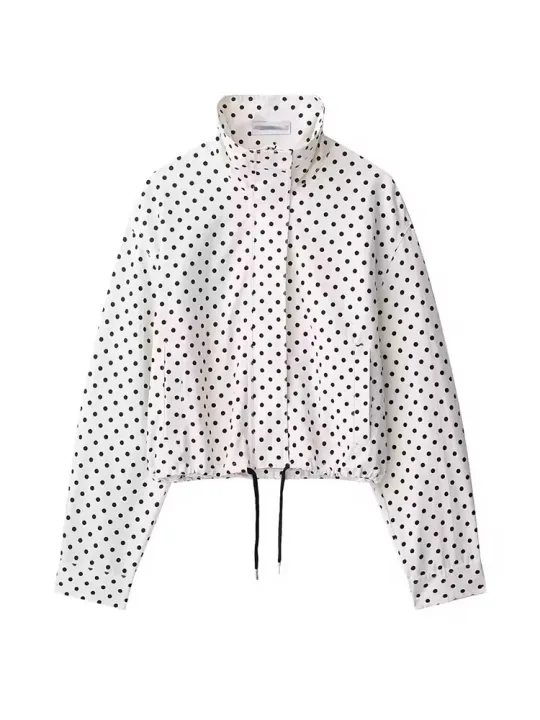 Womens%20Polka%20Dot%202%20Piece%20Set%20Casual%20Stand%20Collar%20Long%20Sleeve%20Crop%20Top%20And%20High%20Waist%20Shorts%20Outfit%20Spring%20Fashion%20Streetwear%20-%20Image%205