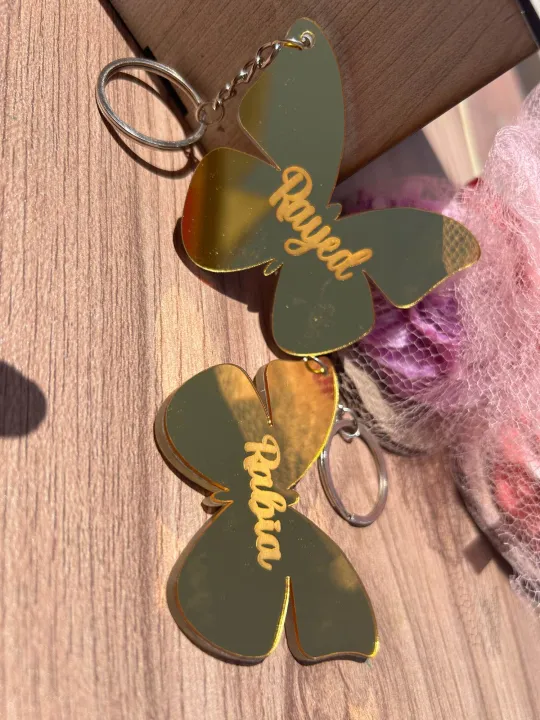 Butterfly%20shaped%20acrylic%20keychain%20with%20name%20engraved%20.%20Name%20keychain,%20%20acrylic%20customised%20keychain%20-%20Image%203