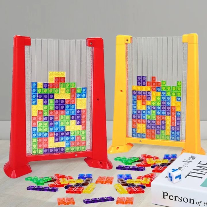 🏅Kids Learning🏅3D 3D crystal Tetris block game in assorted colors
