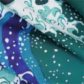 Men and Women's Japanese Kimono, Wave Carp, 3D Print Pattern Coat, Green Traditional Haori Cardigan, Japan Black Beach Clothing. 
