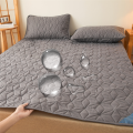 Waterproof Mattress Topper with Elastic Band Quilted Protector Pad Bedspread Winter Mattress Cover for Single/Double Bed 140/160. 