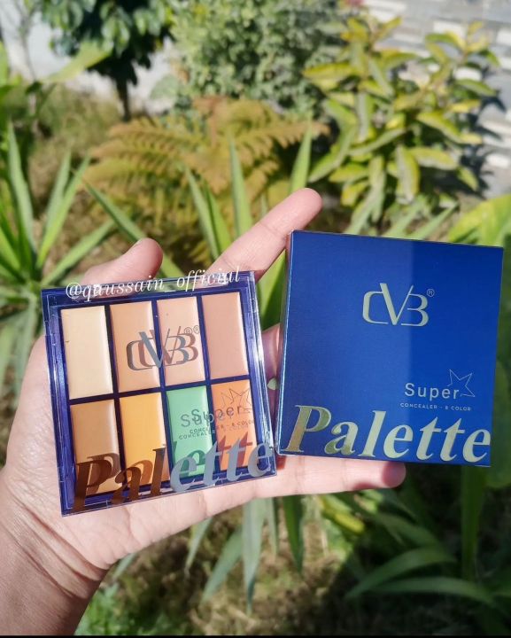 Cvv 8 Colors Concealer Color Correction Palette - 8 Shades Professional Makeup Color Correcting Kit Original And High Quality