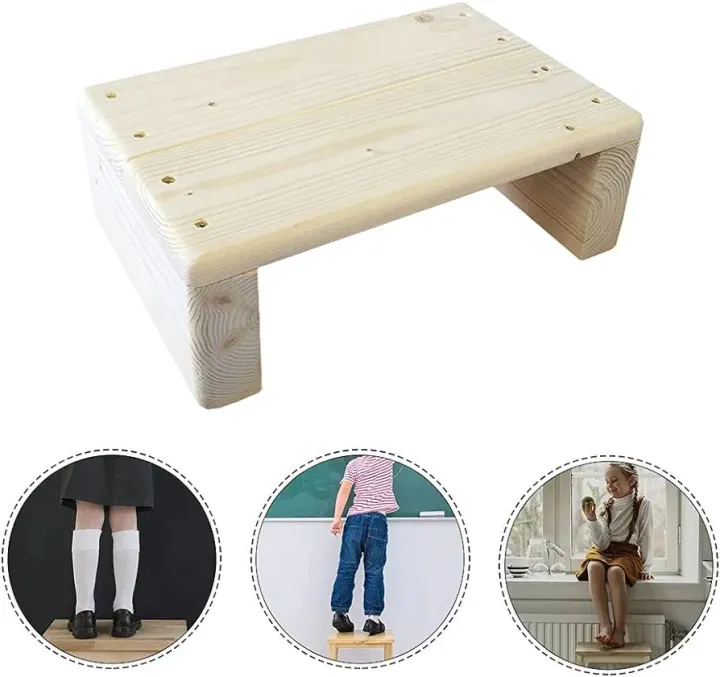 Wood%20Step%20Stool,%20Portable%20Rectangle%20Bed%20Stool,%20Small%20Step%20Ladder%20for%20Kitchen%20&%20Bathroom,%20Foot%20Rest%20Stool%20Under%20Desk,%20Large%20Surface,%20Strong%20and%20Durable%20-%20Image%203