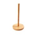 Wood Paper Towel Holder,Simply Standing Counter Top Wooden Paper Roll Holder for Cabinet Table (Round Bottom). 