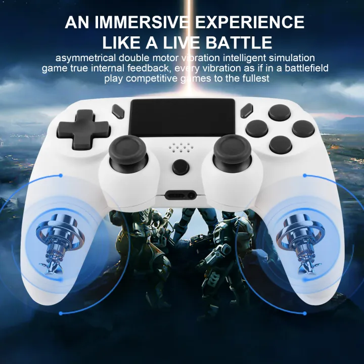 GAMINJA%20Wireless%20Gamepad%20With%206-axis%20Gyroscope%20PC%20Joystick%20touchpad%20Dual%20Vibration%20For%20PS4%20PS3%20PC%20Multi-function%20Controller%20-%20Image%202