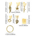 45pcs Alloy Braid Hair Ring Dreadlock Hair Ring - Hippie Style Hair Accessories Loc Hair Jewelry for Braids for Girls and Women. 