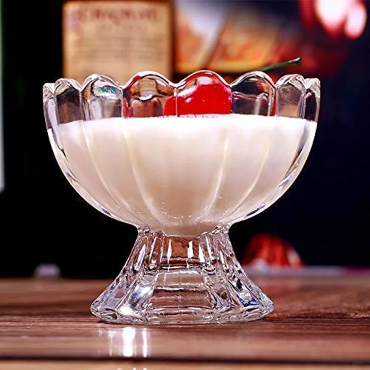 Crystal%20Clear%20Dessert%20Bowls%20Round%20Solid%20Glass%20Ice%20Cream%20Bowl%20Glass%20Ice%20Cream%20Bowls,%20Classic%20Salad%20Dessert%20Serving%20Bowls,%20Tableware%20Set%20of%206%20120ml%20-%20Image%202