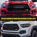 3 Colors Grille Badge Tri Colors Emblem For Toyota Tacoma Tundra 4Runner Highlande Rav4 CHR Strip Air Inlet Auto Car Accessories. 
