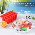 Popsicle Molds Silicone Ice Pop Molds BPA Free Popsicle Mold  with Silicone Funnel and Cleaning Brush. 