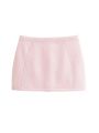 Women Fashion With Zip Cropped Sweatshirt And Mid Waist Back Zipper Mini Skirt Female Two Piece Sets Mujer.