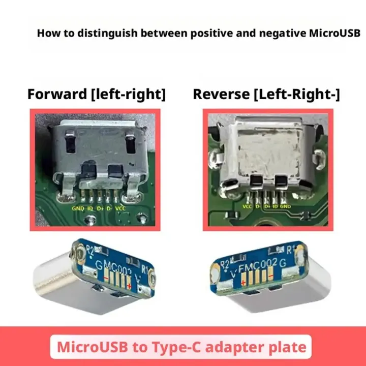 5pcs%20MicroUSB%20to%20Type-C%20adapter%20Board%20Supports%20Reversible%20Type-C%20Charging%20&%20USB%202.0%20Data%20Transfer%20Converter%20Connector%20DIY%20-%20Image%204
