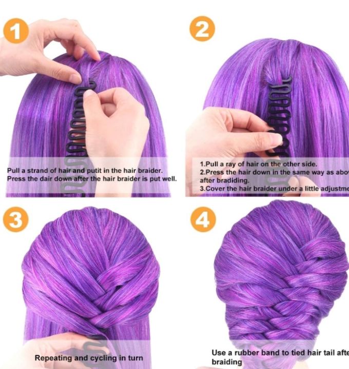 1%20pcs%20French%20Braider%20Hair%20Accessories%20Set%20-%20Braid%20Styling%20Clip%20Stick,%20Bun%20Maker%20-%20Image%203