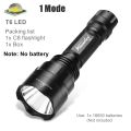 C8 Classic High Power Led Flashlight Outdoor Hiking Travel Fishing Camping Hunting Portable Night Lighting lamp.
