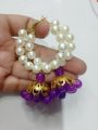 offwhite round hoop earrings for beautifull girls and women- Elegant and timeless pearl earrings for A fashionable look. 