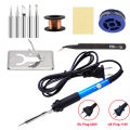 Adjustable Temperature Electric Soldering Iron 60W 220V or 110V  Electric Soldering Iron Welding Solder Repair Tool. 