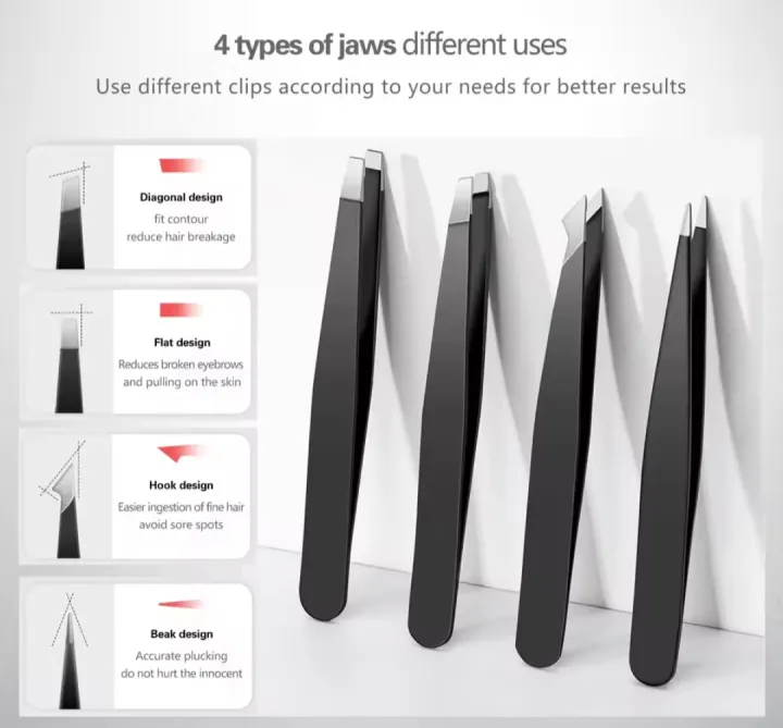 Professional%20Eye%20brow%20Tools%20Kit%20Set%20of%204PCS%20-%20%20Stainless%20Steel%20Tweezers/Makeup%20Scissors/Eyebrow%20Knife/Eyelash%20Brush/Tweezers%20Case%20-%20Image%204