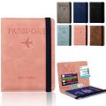 RFID Passport Cover PU Waterproof Travel Document Business Bandage Passport Holder Credit ID Card Wallet Multifunction Protector. 
