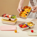 WORTHBUY 304 Stainless Steel Lunch Box With Lid Portable Fruit Salad Food Container Stackable Leak Proof Bento Box For Student.