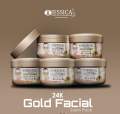 Jessica 24K Gold Facial Kit Salon Pack 5 Steps - Each Jar 500g (Approx). 