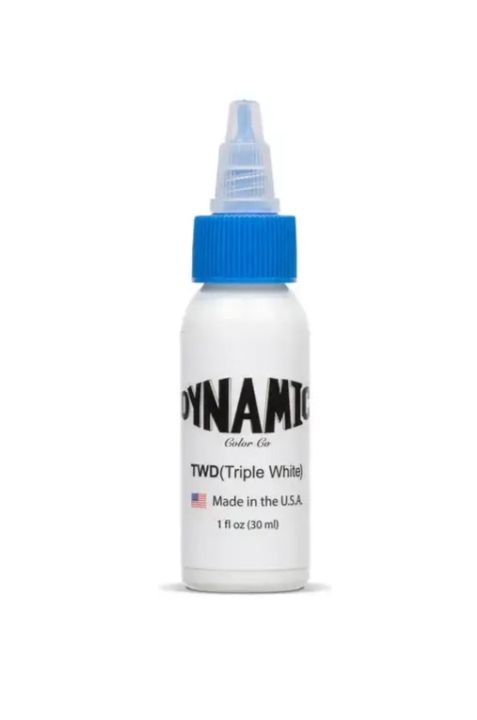 Dynamic Triple White Tattoo Ink 1oz | White Color Tattoo Ink