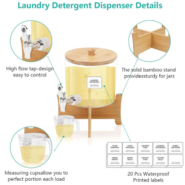 3%20Pack%20Laundry%20Organization%20Storage%20Set%20Liquid%20Laundry%20Detergent%20Dispenser%20with%20Shelf%20&%20Cup,%20Laundry%20Pods%20Dryer%20Sheets%20Container%20-%20Image%205