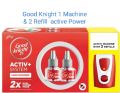 Good Knight Power Active 1 Machine & 2 Refill. 